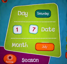 Fiesta Craft Childrens Multicoloured Fabric Calendar