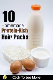10 Diy Protein Rich Hair Masks And Their Benefits Hair Protein Hair Protein Treatment Products Hair Pack
