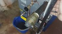 Test Firing A Gas-Fired Steam Boiler In July - The Steam Mains Are Tapped  For Main Steam Vents