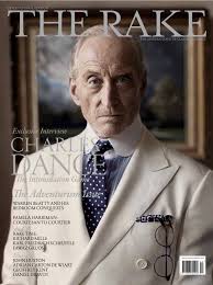 Charles Dance looking good! Update the look with our Chino 3 piece suit,  long sleeved linen shirt and Birkin polka dot scarf
