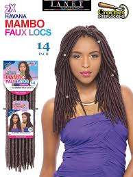 janet collection 2x havana mambo faux locs crochet braid 14