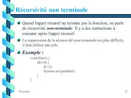 Introduction A La Recursivite Ppt Video Online Telecharger