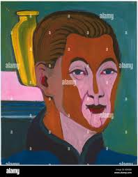 Ernst Ludwig Kirchner Kopf des Malers (Selbstbildnis) 1925 Stock Photo