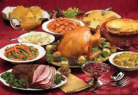 Open For Thanksgiving Christmas Dinner Take Home Feasts Available Ultimate Turkey Ham Feast Show With Suggested Food Holiday Cooking Thanksgiving Dinner