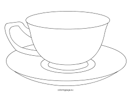Download 59 royalty free teacup colouring vector images. Tea Cup Coloring Page