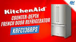 KitchenAid Counter Depth French Door Refigerator ...