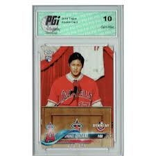 Get rookie card psa 10 with fast and free shipping on ebay. Shohei Ohtani 2018 Topps Opening Day 200 Sp Rookie Card Pgi 10