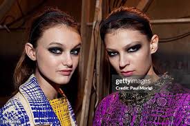 Leslie Nix appears along the front row at the Libertine Fall 2011... News  Photo