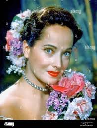 MERLE OBERON (1911-1979) British film actress about 1940 Stock Photo