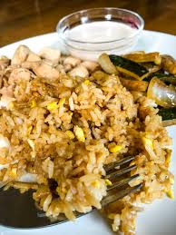 So, when you cook zucchini, not only do they reduce in size, but they also release a lot of water. Hibachi Chicken Vegetables With Fried Rice