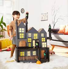 Make A Cardboard House For Halloween Diy Haunted House Craft Halloween Haunted House Diy Haunted House Diy Haunted House Craft