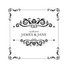 Download Frame Wedding Vintage Vinyl Graphics Svg Dxf Eps Png Cdr Ai Etsy