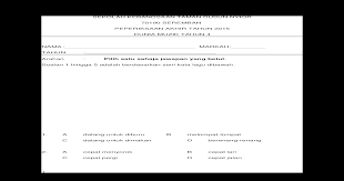 Usaha murni guru ini bagi memartabatkan mata pelajaran pendidikan sivik dan kewarganegaraan secara berterusan perlu disanjung tinggi. Soalan Peperiksaan Akhir Tahun Pendidikan Muzik Tahun 4 2015