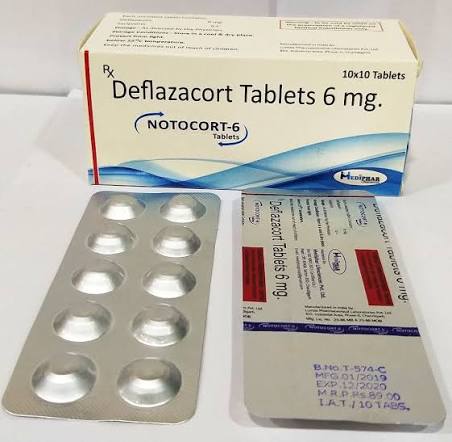 Deflazacort 6mg Tablet, Brand: Notocort-6 at ₹ 890/box in Chandigarh | ID: 20468297255