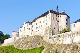 The highest point of the municipal territory is 418 m (1,371 ft) above sea level. Cesky Sternberk Castle Hrad Cesky Sternberk Bohemia Tickets Tours Book Now