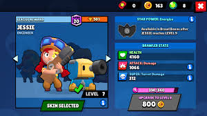 Today this video is based around the young engineer jessie! Just Got Jessie To 500 It Took Me Forever To Get Her Up There Brawlstars