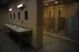 Layout Of Shower Room Orange Is The New Black Shower Room Bathroom Mirror Framed Bathroom Mirror