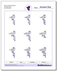Https Www Dadsworksheets Com Division Worksheet Without Remainders Two Digit Divisors Long Divis In 2020 Division Worksheets Long Division Worksheets Long Division