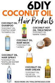 Also, it provides natural conditioning for hair as it has a high affinity for hair proteins since it is a triglyceride of lauric acid and so works well as a homemade deep conditioner for damaged hair. 6 Diy Coconut Oil Hair Products Millennial In Debt