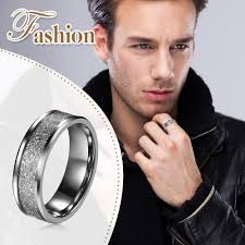 JewelryWe Jewellery Men's Tungsten Carbide Ring Band Silver Black Irish  Celtic Knot Irish Celtic Knot Dragon Vintage Wedding Size J to Z Available  : Amazon.co.uk: Fashion