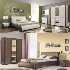 Doppelbett mit überbau, seitenschrank und separaten kleiderschrank massiv. Schlafzimmer Komplett Nell Set A Weiss Hochglanz Wenge Polsterbett 200x160 180 Ebay