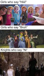Hiiii Bruh Funny Disney Jokes Funny Disney Memes Really Funny Memes