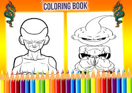 Funny dragon ball z coloring page for kids : How To Color Dragon Ball Z For Android Apk Download