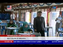 Untuk makluman semakan keputusan menerusi laman web tersebut ada tiga 3 kaunter yang korang akan tempuhi. Peperiksaan Spm Ulangan 2017 422 Calon Di Melaka 6 Jun 2017 Youtube