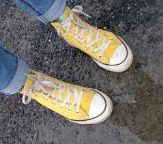 Black And Yellow Converse Shoes Adidas Aesthetic Alcohol Black Blue Converse Flowers Follow Friends Cute Shoes Shoes Converse