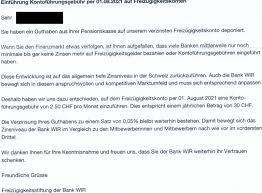 Welche zinsen sind bei der dkb bank zu finden? Nette Wir Bank Gar Nicht Lieb Strafgebuhr Inside Paradeplatz