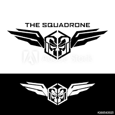 Squadrone Tactical Skull And Wings Logo Design Buy This Stock Vector And Explore Similar Vectors At Adobe Stock Wings Logo Logo Design Logos