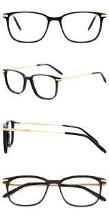 Yc 2153 Black And Gold 885 Black Glasses Frames Trendy Glasses Womens Glasses