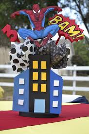 Unique Decoparty Spiderman Birthday Party Spiderman Birthday Spiderman Theme Party