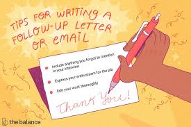 If in doubt, send your letter via email. Follow Up Email Messages And Letters For Interviews
