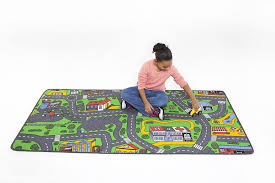 Kids Car Rug Road Play Mat Race Track City Life Baby Toddler Learning Carpet Cool Rugs Playroom Flooring Play Rug