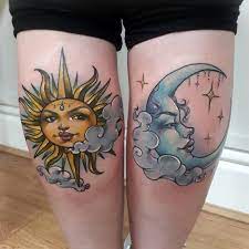 Sun And Moon Tattoos Tattoo Ideas And Inspiration In 2020 Sun Tattoo Designs Moon Tattoo Sun Tattoos