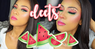 makeup deets watermelon y hues
