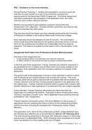 In many job interviews, information technology skills represent a key strength. Ps2 Guidance On The Mock Interview During Practical Teaching 1