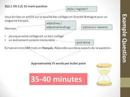 How To Tackle The Aqa Gcse French Higher Writing Paper 2018 Youtube