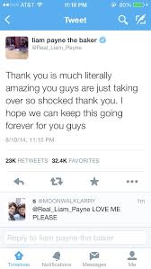 Thank You Liam Prouddirectioner Same But That Girls Tweet At The Bottom Thirsty Lol Jk But Still I Love One Direction Where We Are Tour Directions