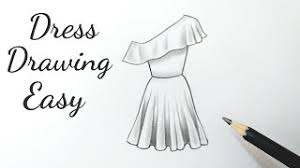Anime dresses easy to draw huston fislar photography. How To Draw A Beautiful Girl Dress Drawing Design Easy Fashion Illustration Dresses Drawing Youtube