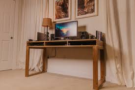Diy Plywood Desk With 1 Sheet Of Plywood Woodbrew