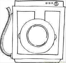 Colour washing machine colouring page. Washing Machine Coloring Page For Kids Free Home Appliances Printable Coloring Pages Online For Kids Coloringpages101 Com Coloring Pages For Kids
