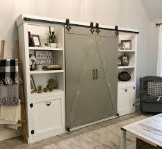 New warren 32 x 67 etagere bookcase. Diy Barn Door Media Cabinet Free Plan Shanty 2 Chic