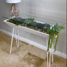 People Are Turning Their Glass Coffee Tables Into Glorious Succulent Gardens And We Re Here For It In 2020 Coffee Table Terrarium Aquarium Coffee Table Coffee Table Planter
