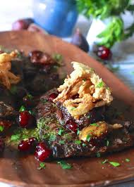 Unfortunately, the outside skirt typically ends up in commercial kitchens. Grilled Skirt Steak With Roasted Cherries And Figs The Noshery