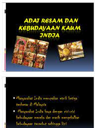 Kepelbagaian asas budaya nasional astro awani. Adat Resam Dan Kebudayaan Kaum India