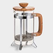 Crafted In Japan Of Olive Wood And Heatproof Glass Our Cafe Press Boasts A Gorgeous Look That Complements The Full Bodied Wood Cafe Coffee Press French Press