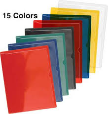 Plastic Filing Folders And Job Jackets Organizing Paperwork Organization Color Coding