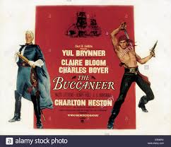During the war of 1812 against britain: Die Buccaneer Charlton Heston Yul Brynner 1958 Stockfotografie Alamy